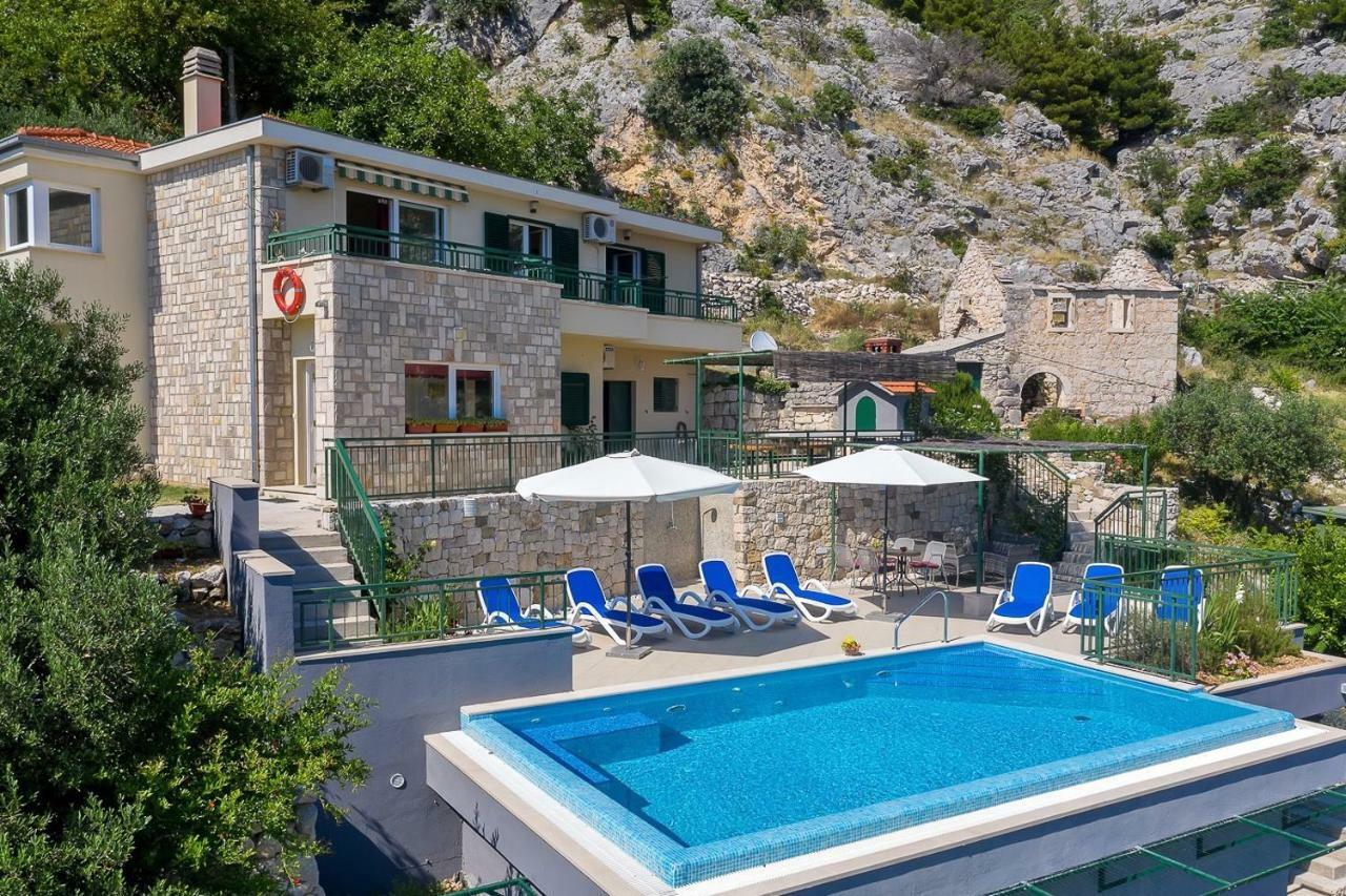 Villa Makar,Heated Pool,Gym,Grill,Seaview Makarská Exteriér fotografie