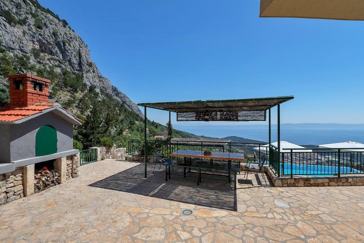 Villa Makar,Heated Pool,Gym,Grill,Seaview Makarská Exteriér fotografie