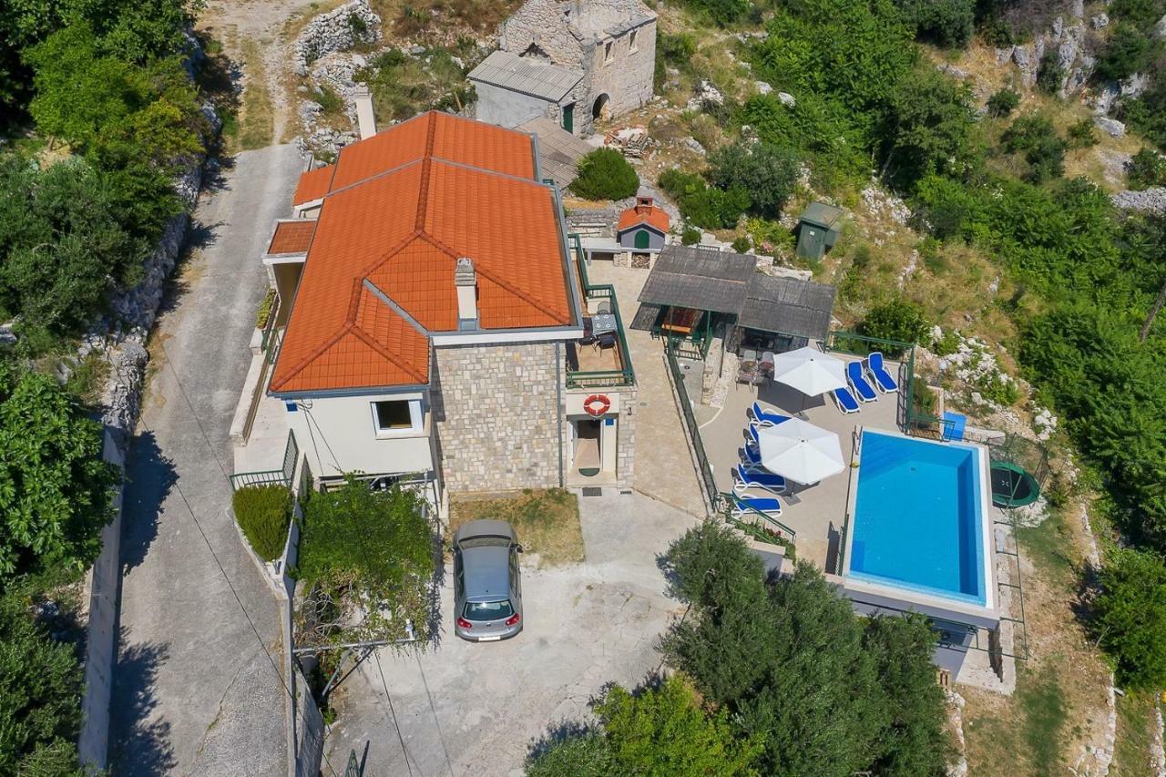 Villa Makar,Heated Pool,Gym,Grill,Seaview Makarská Exteriér fotografie